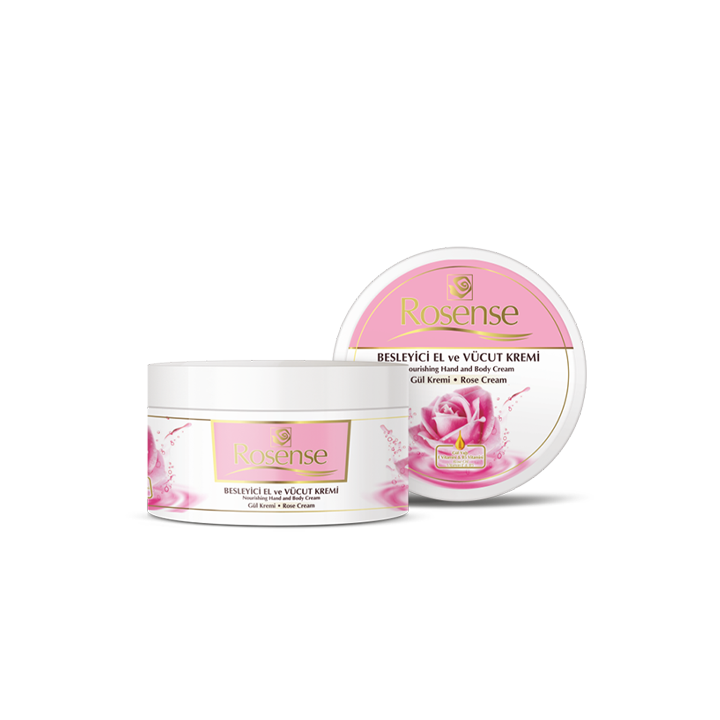 Besleyici El ve Vücut Gül Kremi – 250 ml | Rosense®