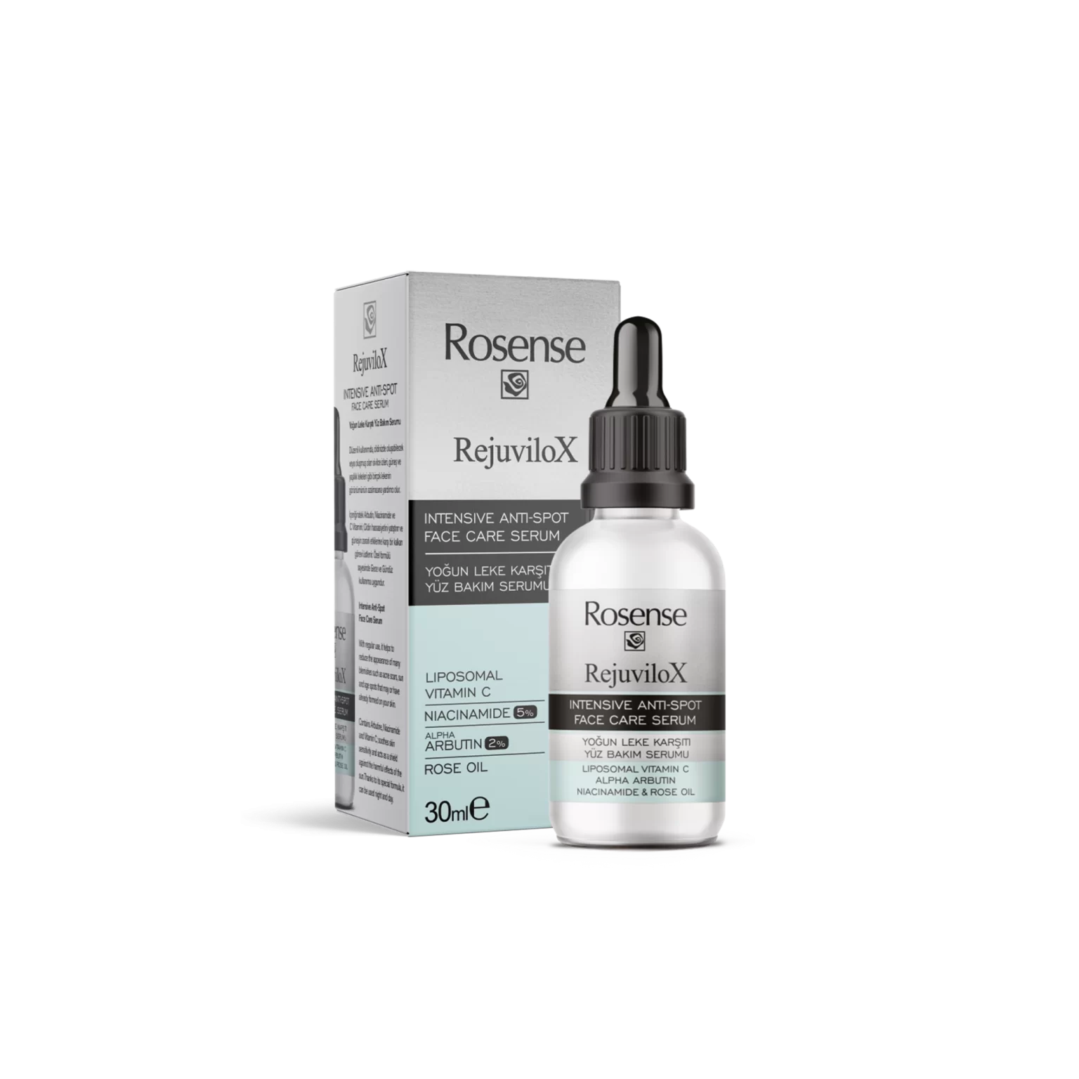 Liposomal C Vitamin Yoğun Leke Karşıtı Yüz Serumu | Rosense®
