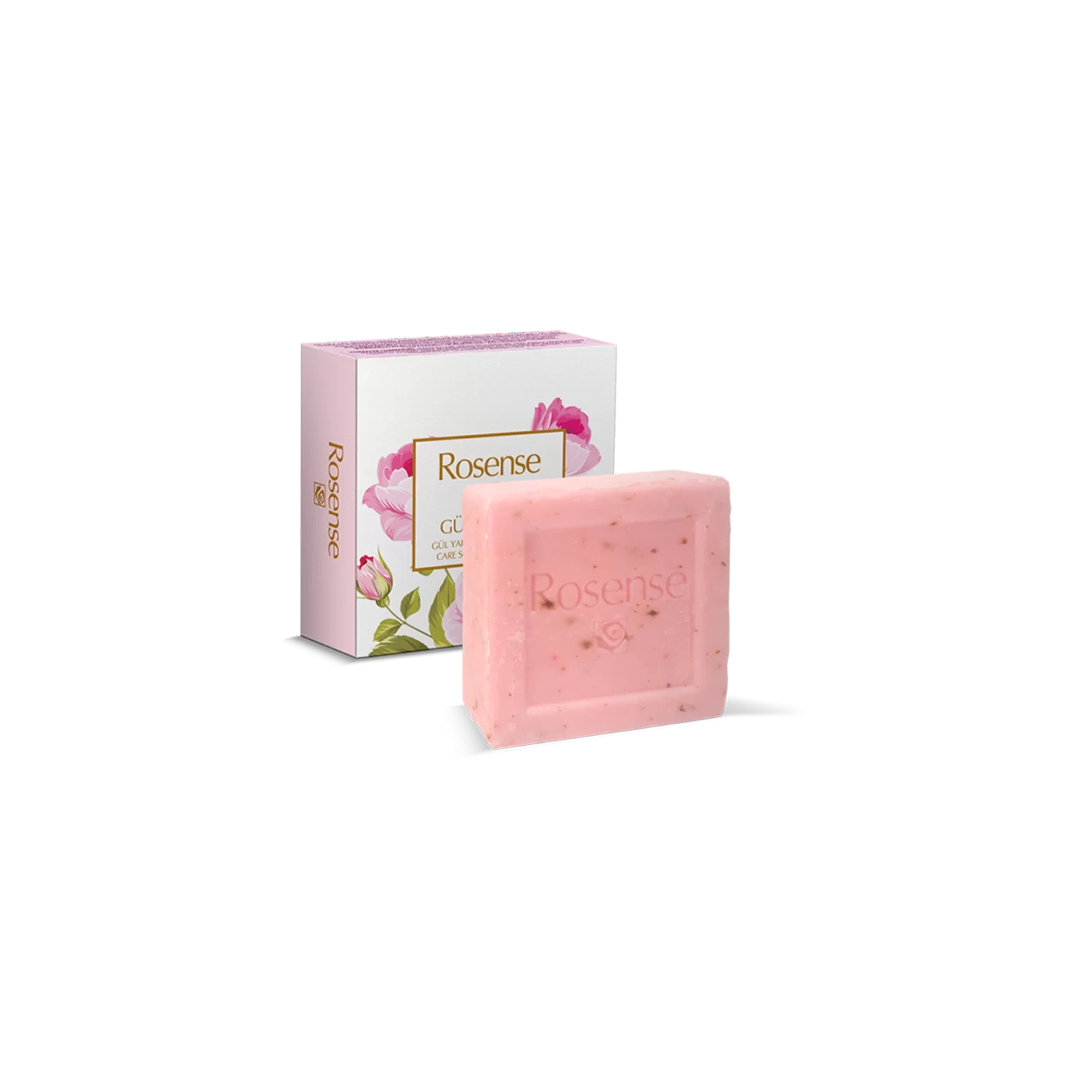 Gül Yapraklı Bakım Sabunu – 100 g | Rosense®